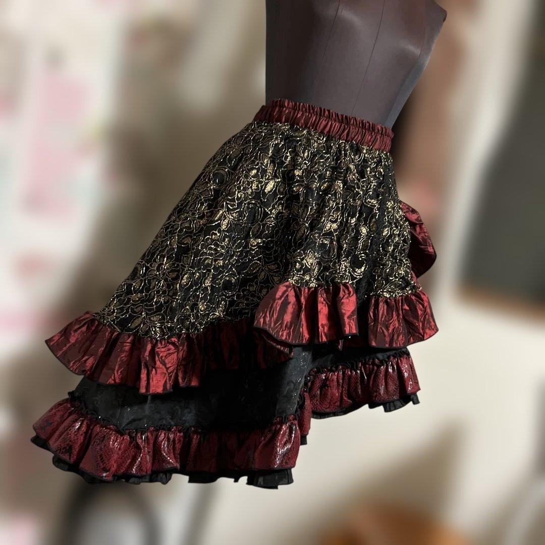 新品キューティーフラッシュ　コルセット付きスカートセット