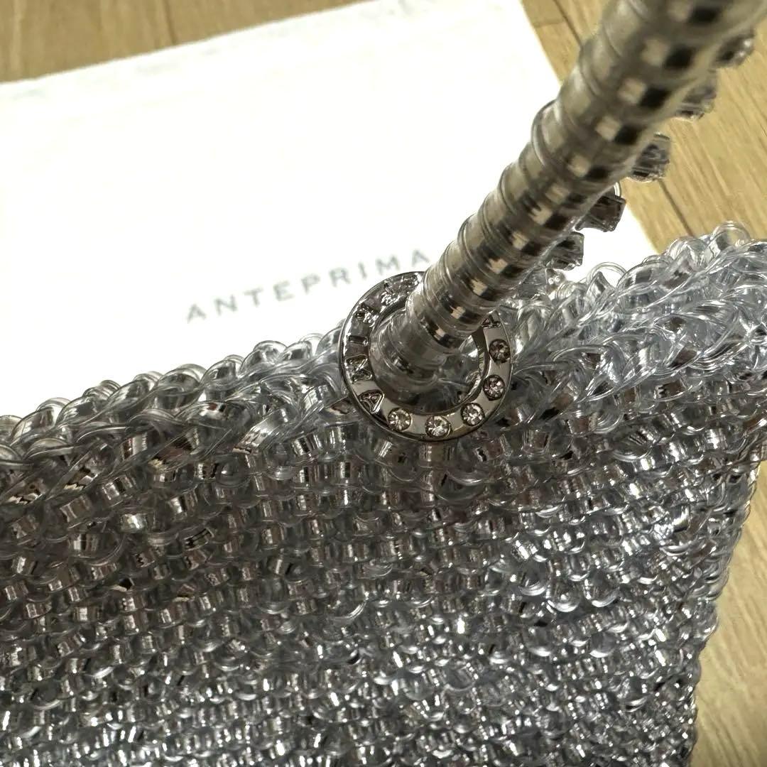 [美品]ANTEPRIMA シルバーショルダーバッグ