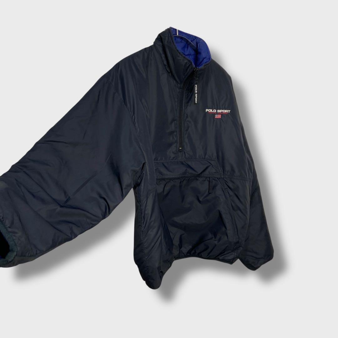 Cherry 90s☆POLOSPORT☆ラルフローレン☆リバーシブルパフ