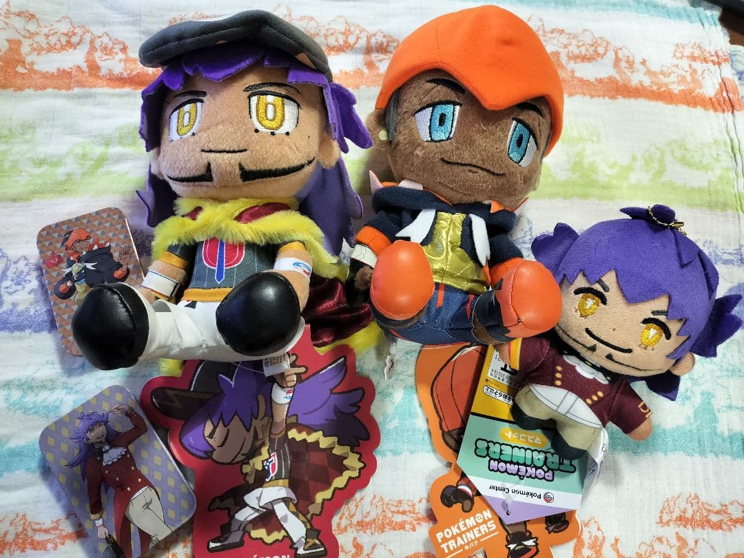 ポケモントレーナーズ　ダンデ　キバナ　ぬいぐるみ・マスコット・プチ缶　まとめ売り