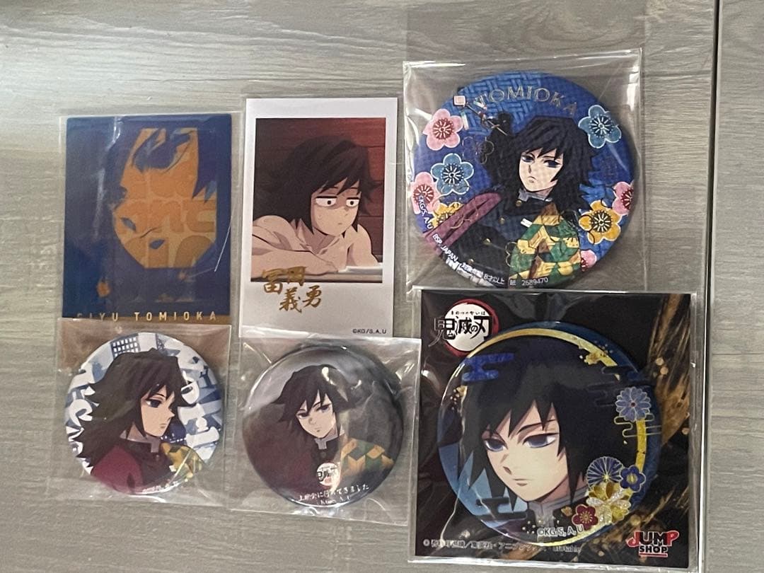 【当日発送】鬼滅の刃 チェキ風ブロマイド ランダム 箔押し 義勇 セット