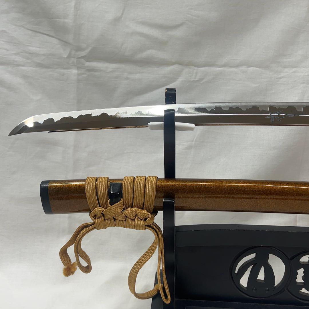 【模造刀】二本差し 太刀 脇差 昇龍 梵字 彫り込み
