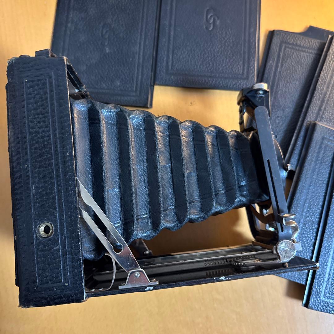 【貴重な完動品】蛇腹カメラ 13.5cm フィルムホルダー付き