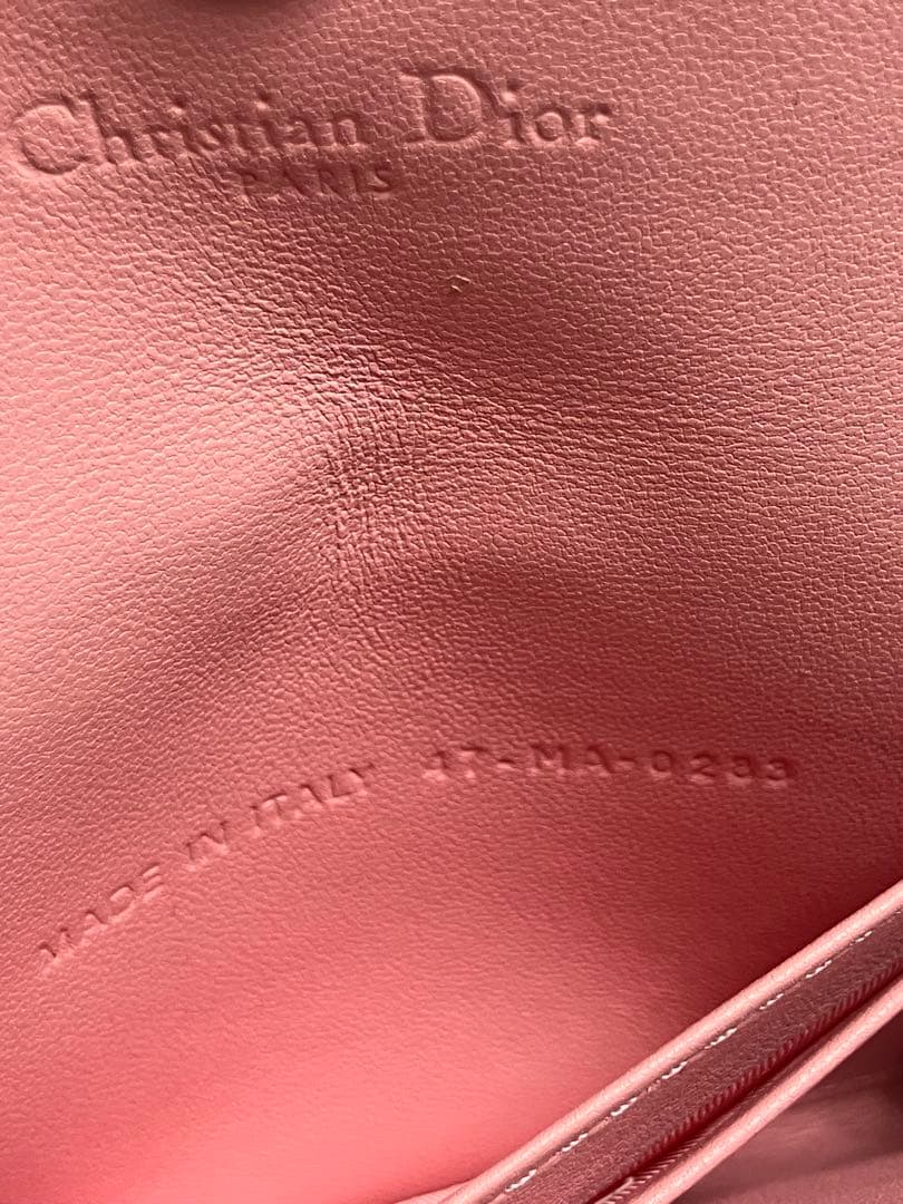 DIOR ミスディオール　グリシーヌウォレット　ミニ財布　ケース　ピンク