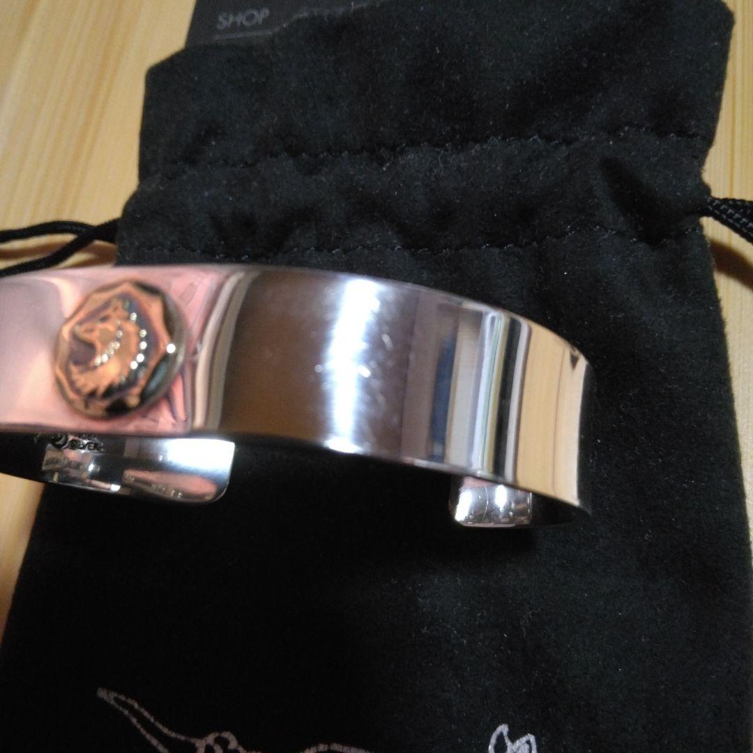 TADY & KING 平打ちバングル　ウルフ L