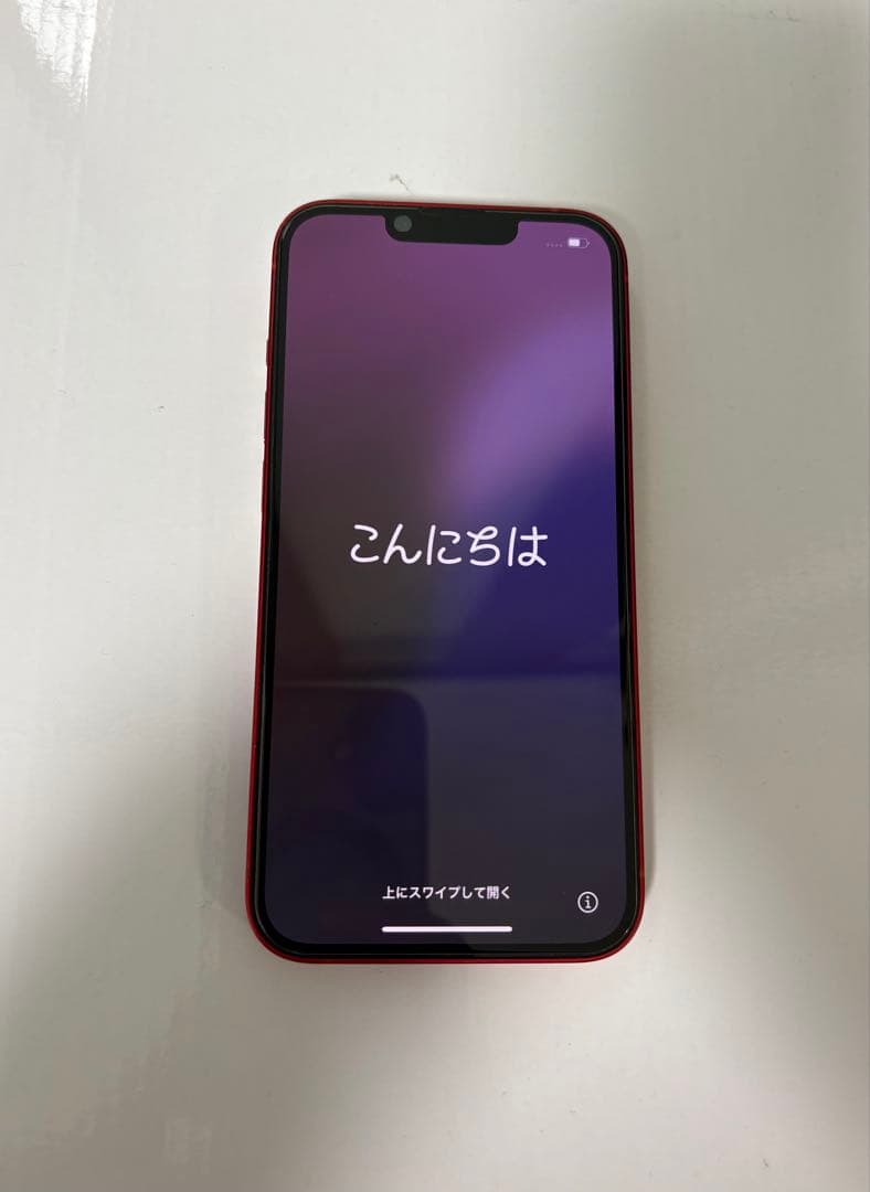 ◾️値引き中◾️iPhone13 128GB RED バッテリー76%