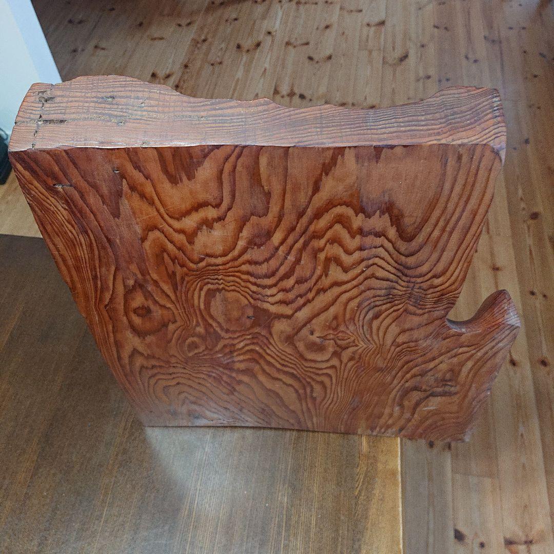 屋久杉無垢一枚板置物