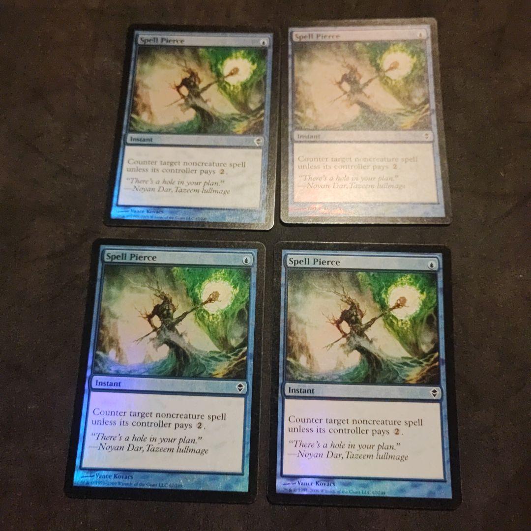 Spell Pierce 4枚セット　ZEN FOIL 英語