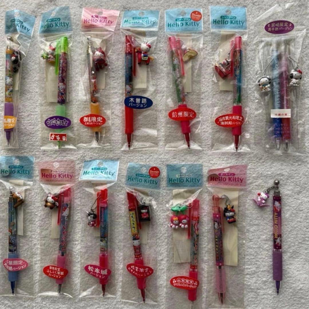 s*o様 ハローキティ　ご当地キティ　ストラップ　根付　ボールペン　シャーペン
