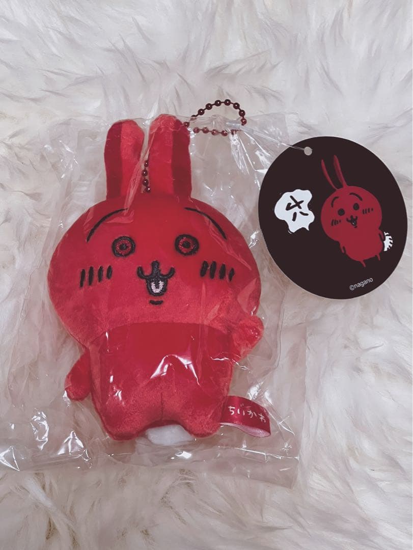 新品未開封❗️ちいかわ　赤いうさぎ　あかいうさぎ　マスコット　ウサギ　ぬいぐるみ