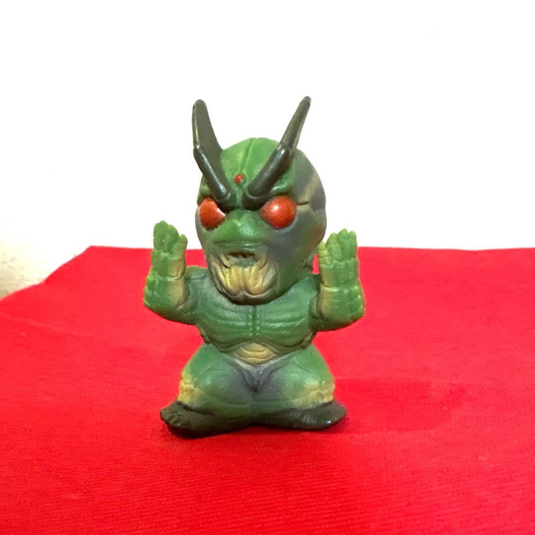 仮面ライダー真 改造兵士 フィギュア SHF 真骨彫 CSM 当時物 緑 バッタ