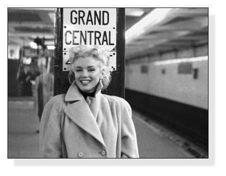 額装品/マリリン モンロー/Grand Central Station