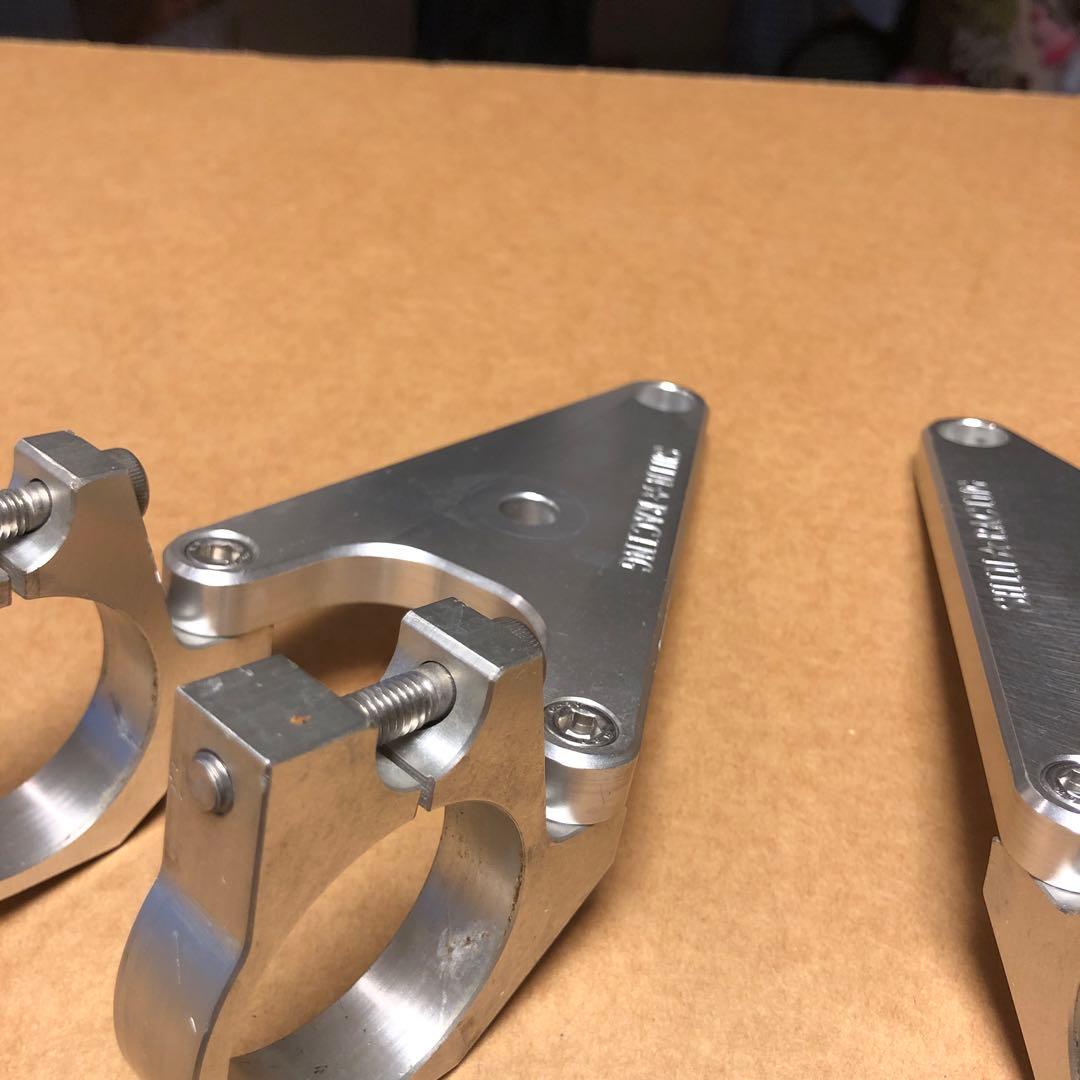 SHIN★RACING アルミヘッドライトステー &ブラケットセットZEP750