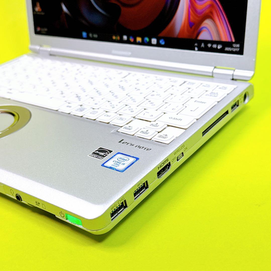 高速SSD i5⭐️カメラ付ノートパソコン windows11 軽量 レッツノート