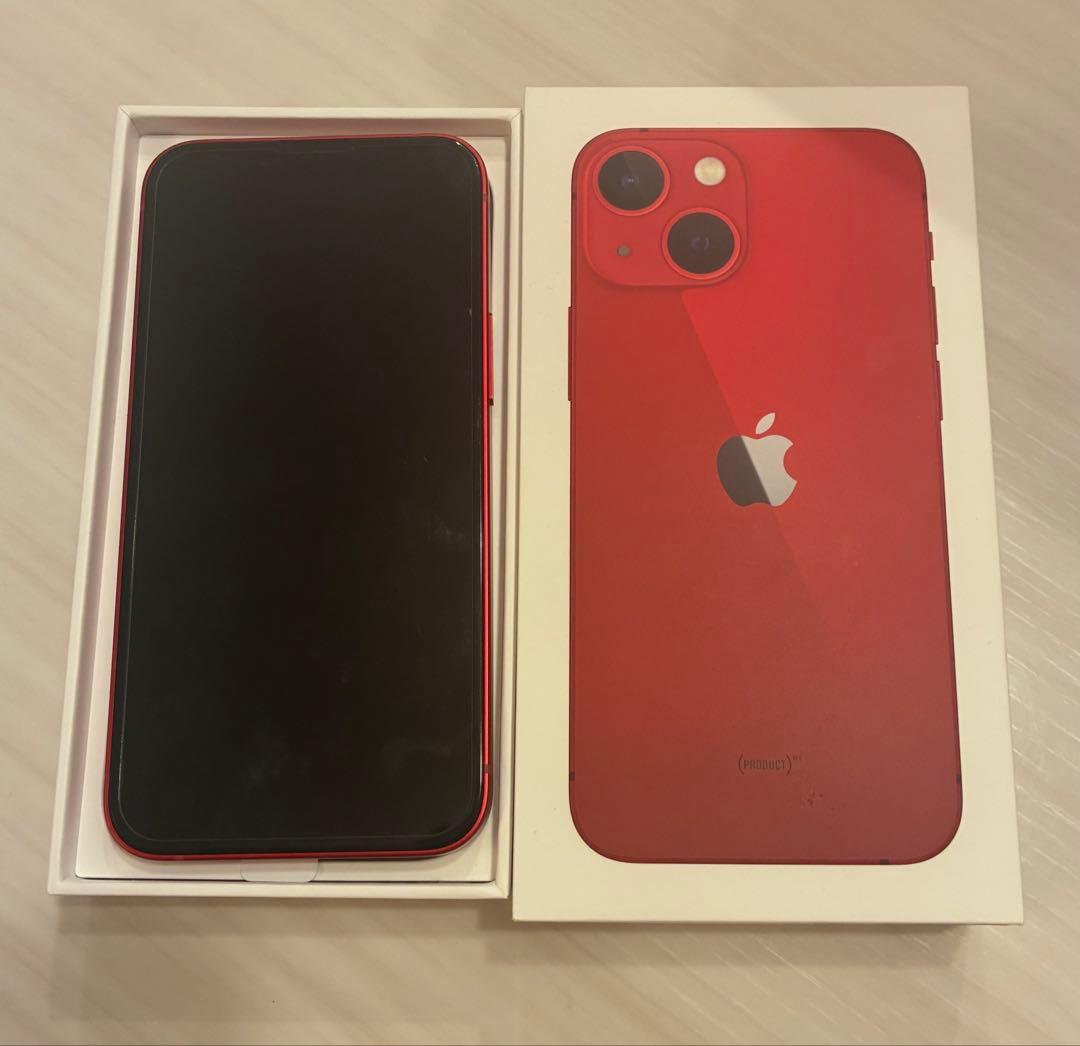 iPhone 13mini 128GB RED SIMフリー ほぼ未使用