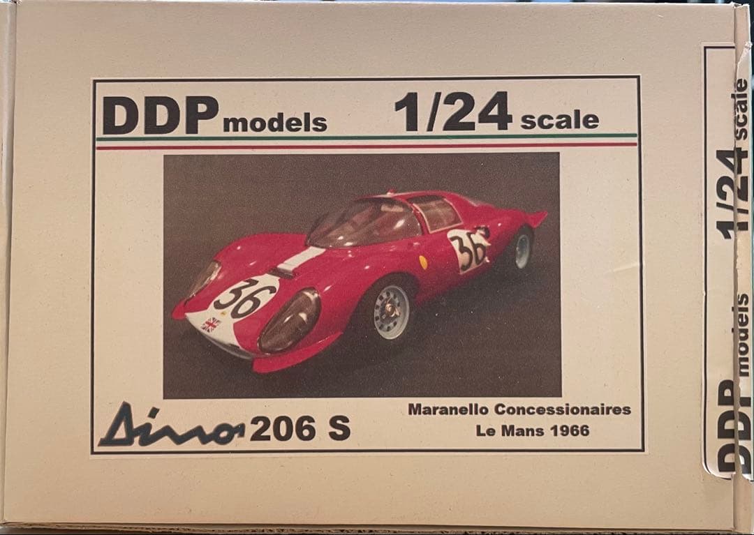 DDP models Dino 206 S 1/24スケール レジンキット