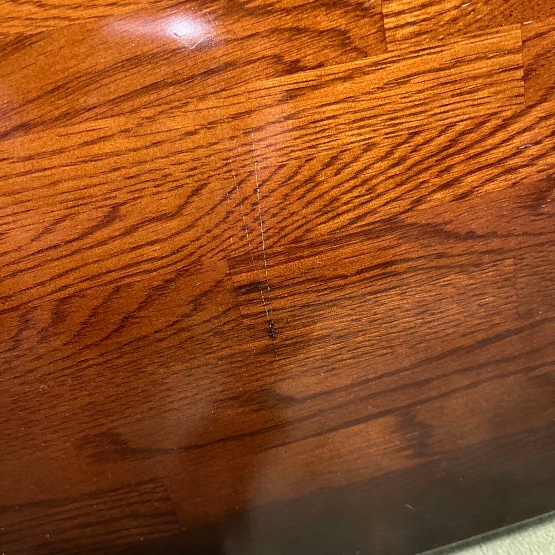 L１　キツツキマーク ヴィンテージ エクステンションテーブル　飛騨産業