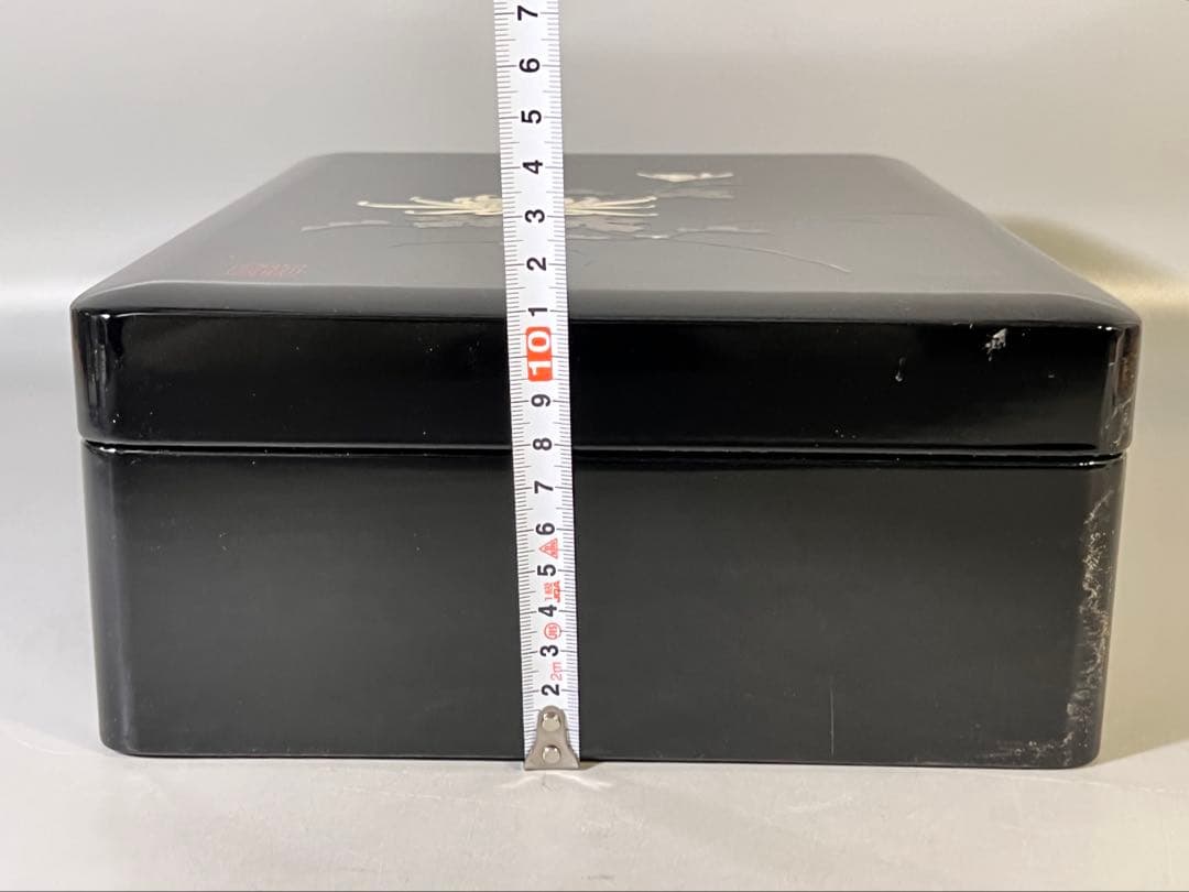 DT649 青貝塗 螺鈿 文箱 共箱