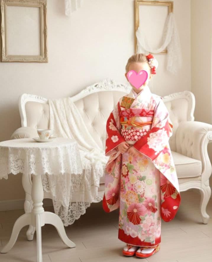 専用です☆新品☆式部浪漫着物と作り帯☆七五三フルセット