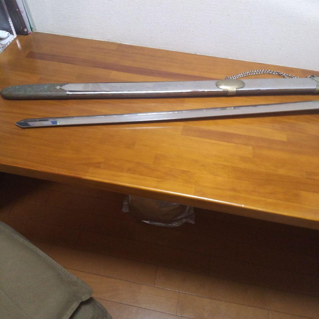 中国剣 装飾的な武器 赤い宝石付き