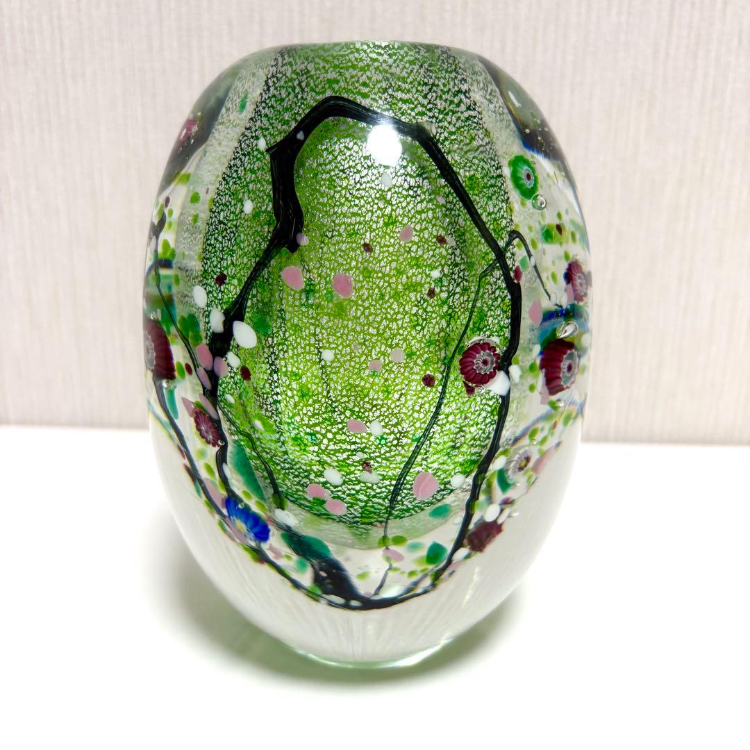 現代の名工 黒木国昭 銀彩象嵌 「光琳」 爽 グリーン 花瓶 芸術品 作家物