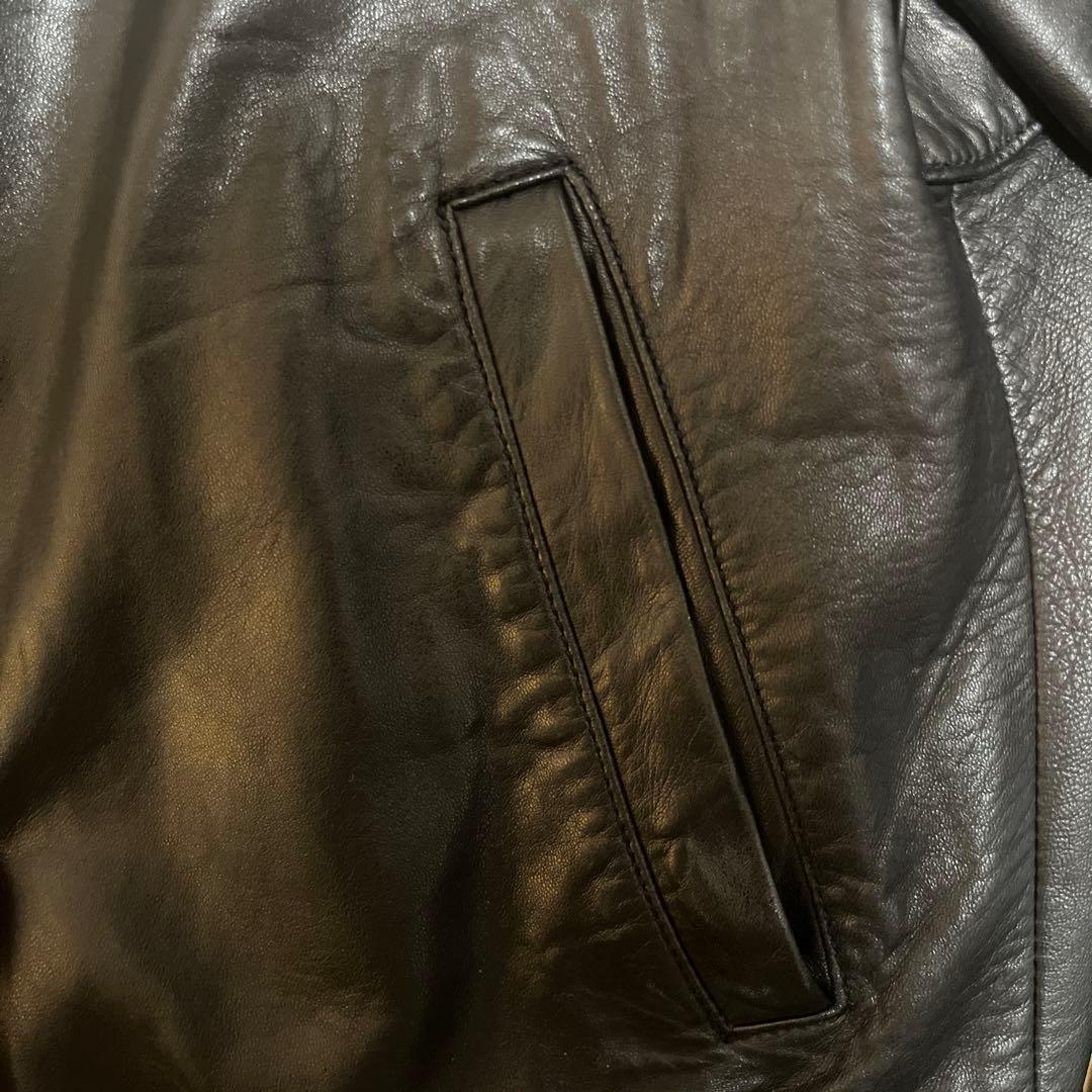 【Ralph Lauren】美品 LAMBSKIN LEATHER JACKET