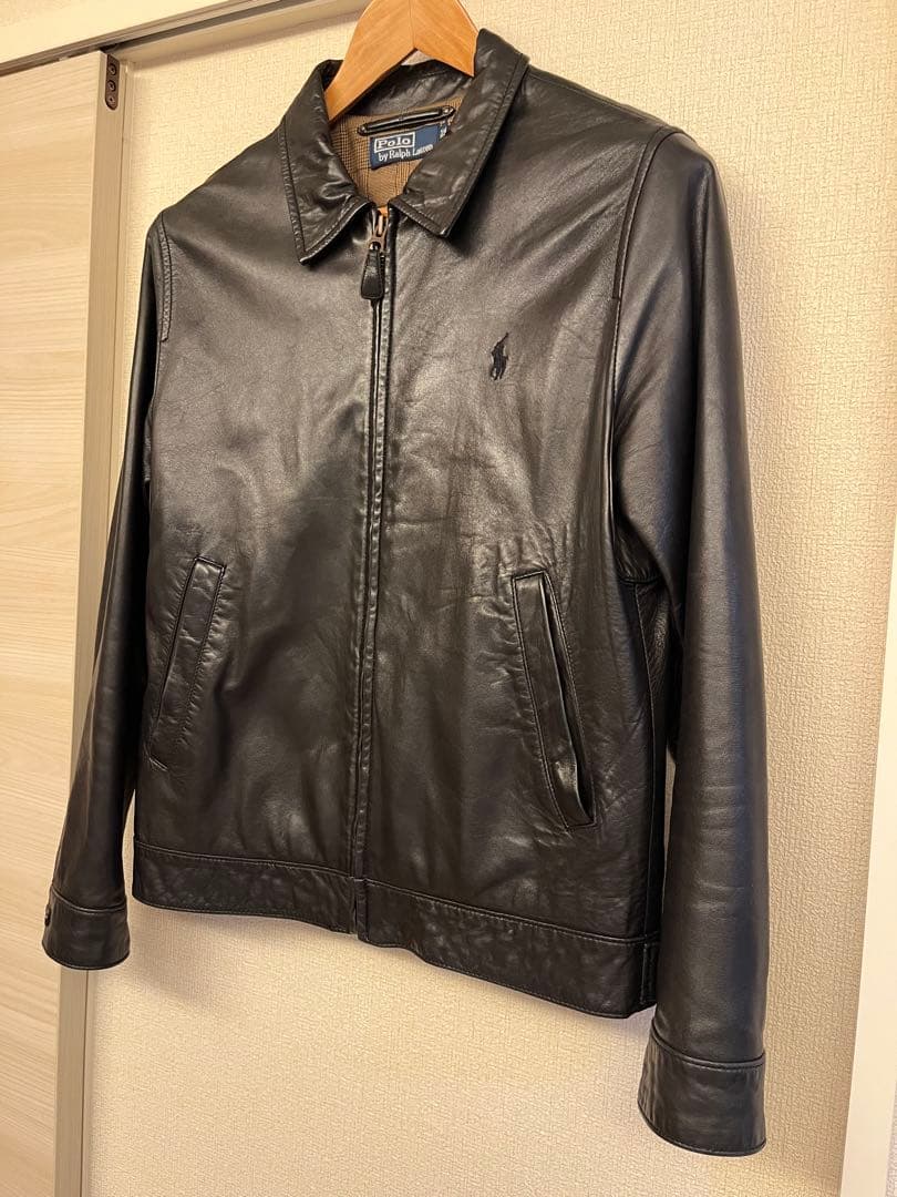 【Ralph Lauren】美品 LAMBSKIN LEATHER JACKET