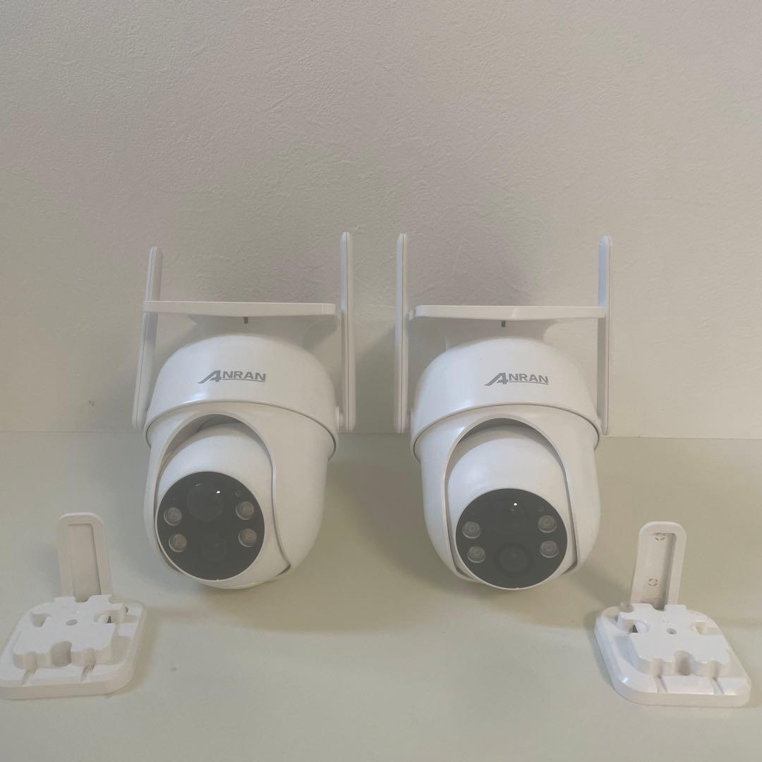 ANRAN 防犯カメラ 2台セット ホワイト
