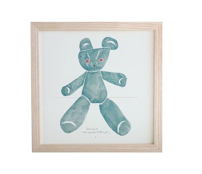 ［ＩＤＥＥ］アートポスター　山口一郎　 ｋｕｍａ－ｇｒｅｅｎ　２０角