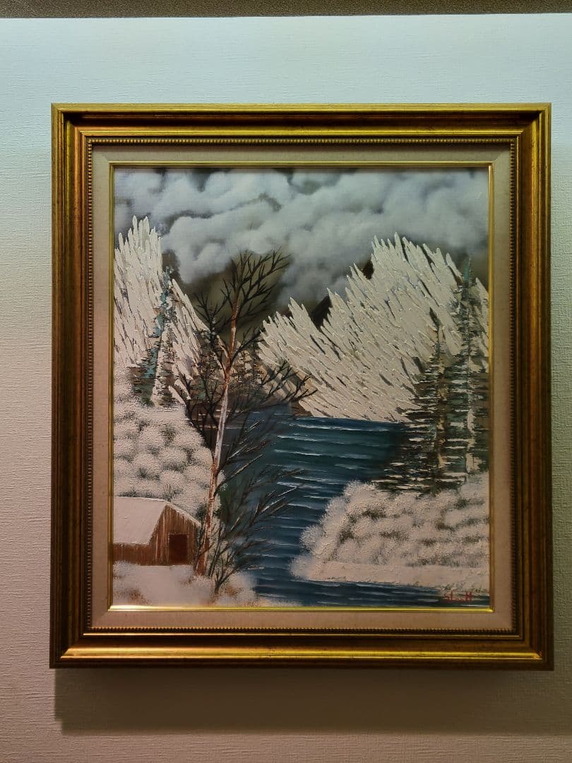 絵画 Winter Mountain