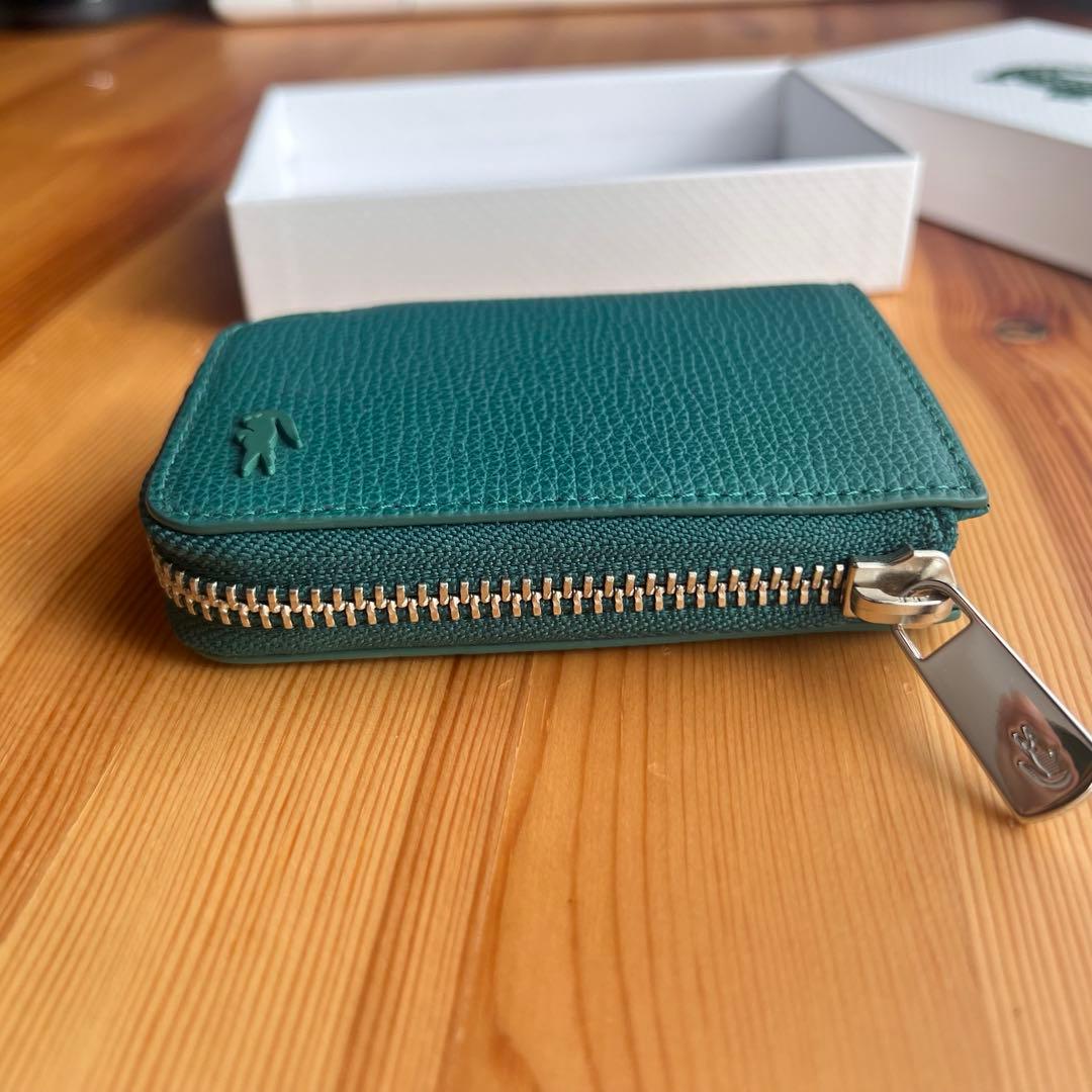 美品 LACOSTE デイリークロコ Lファスナースマートキーケース