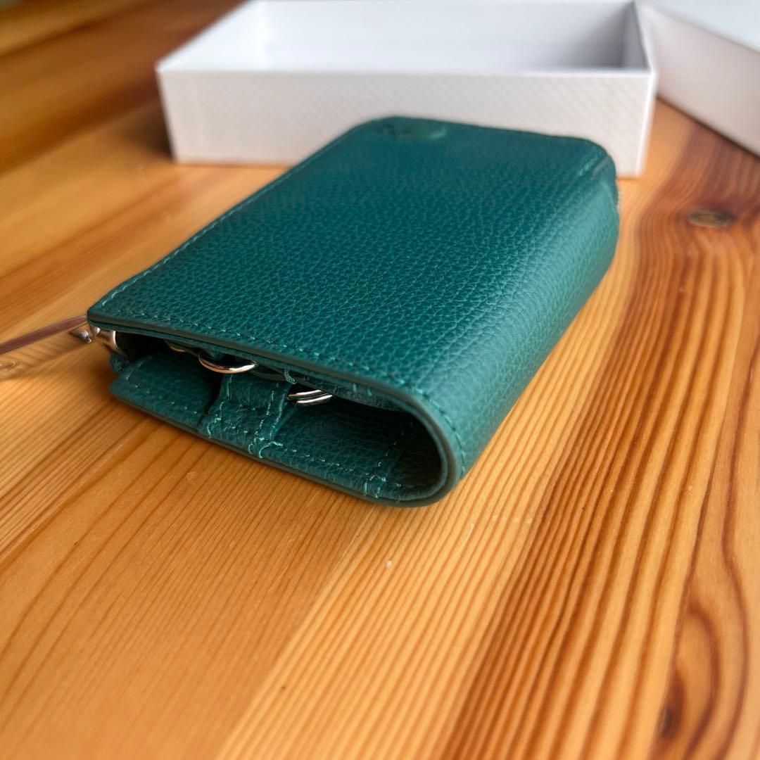 美品 LACOSTE デイリークロコ Lファスナースマートキーケース