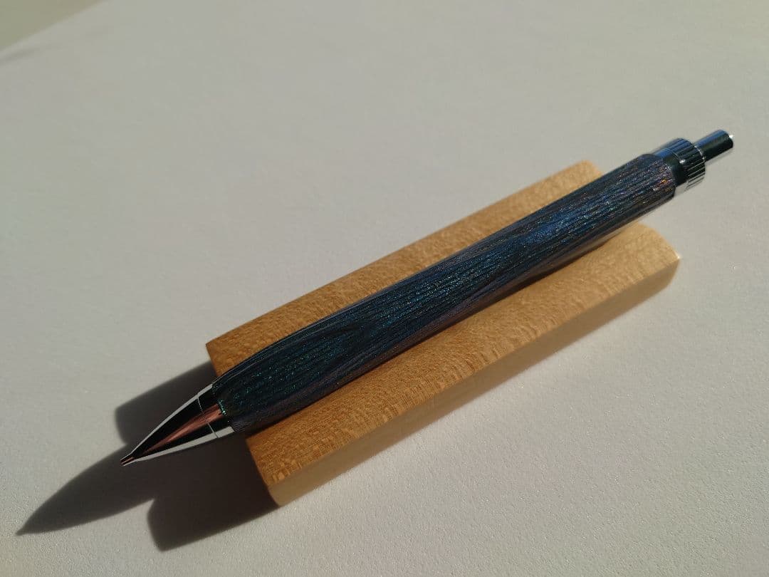 杉　シャープペンシル　浮造り　新うるし　変わり漆　拭き漆　加藤金属KATO202