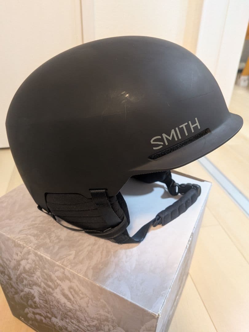 SMITH ブラック ヘルメット Mサイズ　大人用