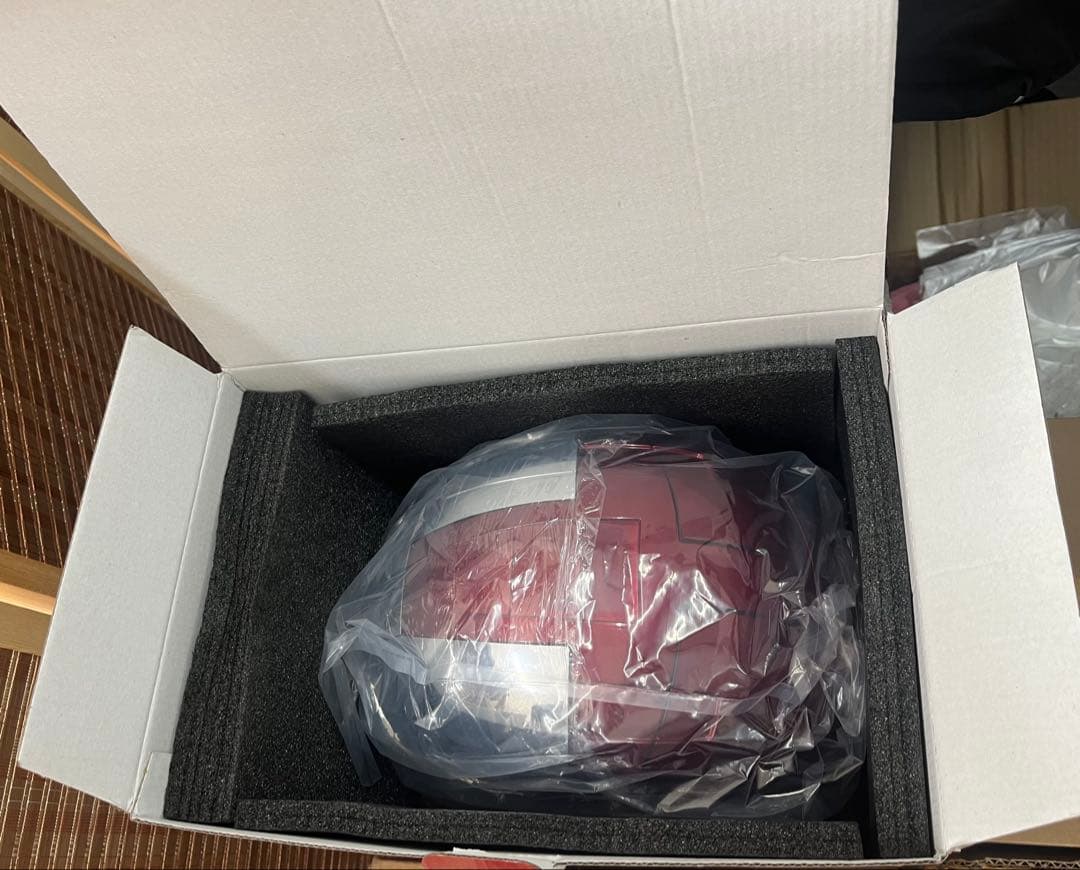 新品AUTOKINGアイアンマン マーク5 MK5 マスク 銀