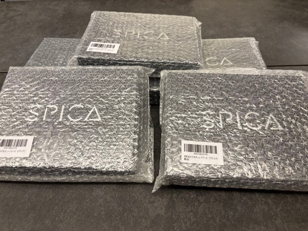 SPICA P.V.ケース ブラック 新品　5点セット