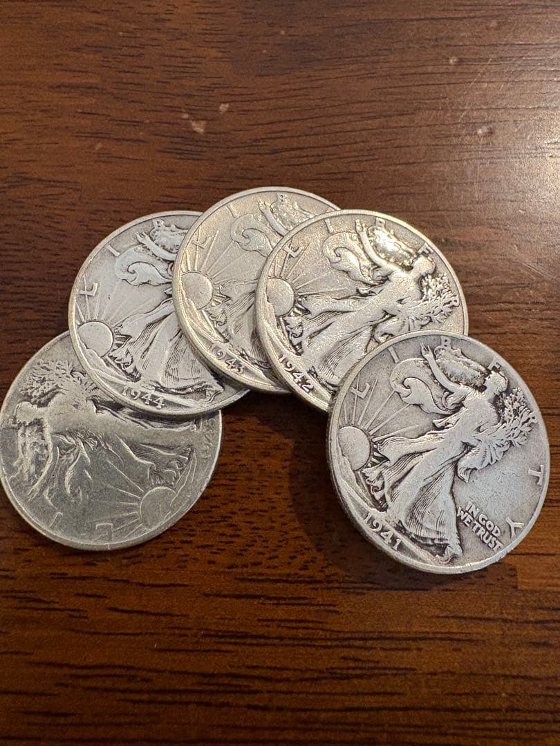 ウォーキングリバティ　ハーフダラー銀貨セット