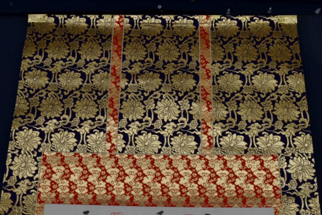 【真作】秩父三十四ヶ所霊場集印肉筆掛軸/仏事掛/掛軸/名家伝来/AA-459