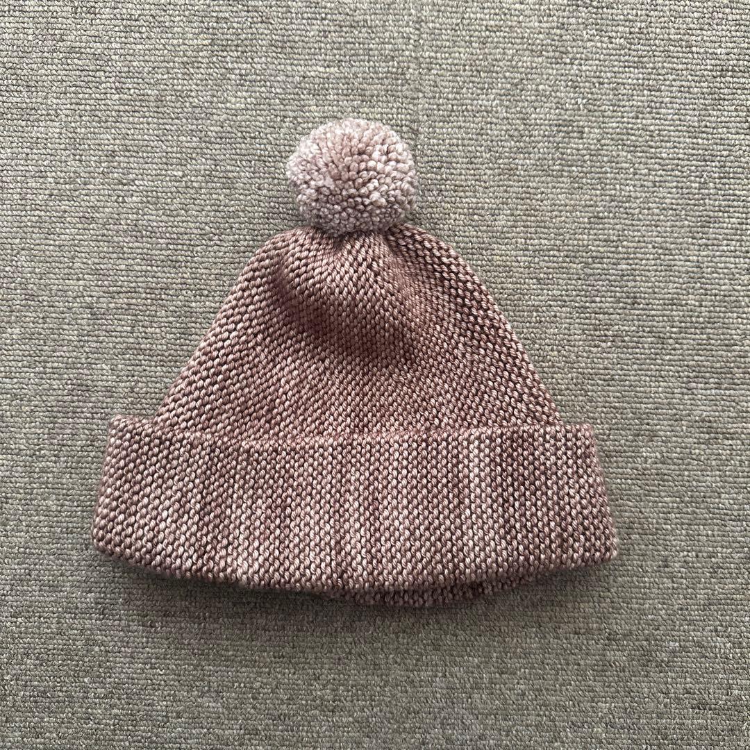 帽子 misha & puff garter hat affogato 4-8y