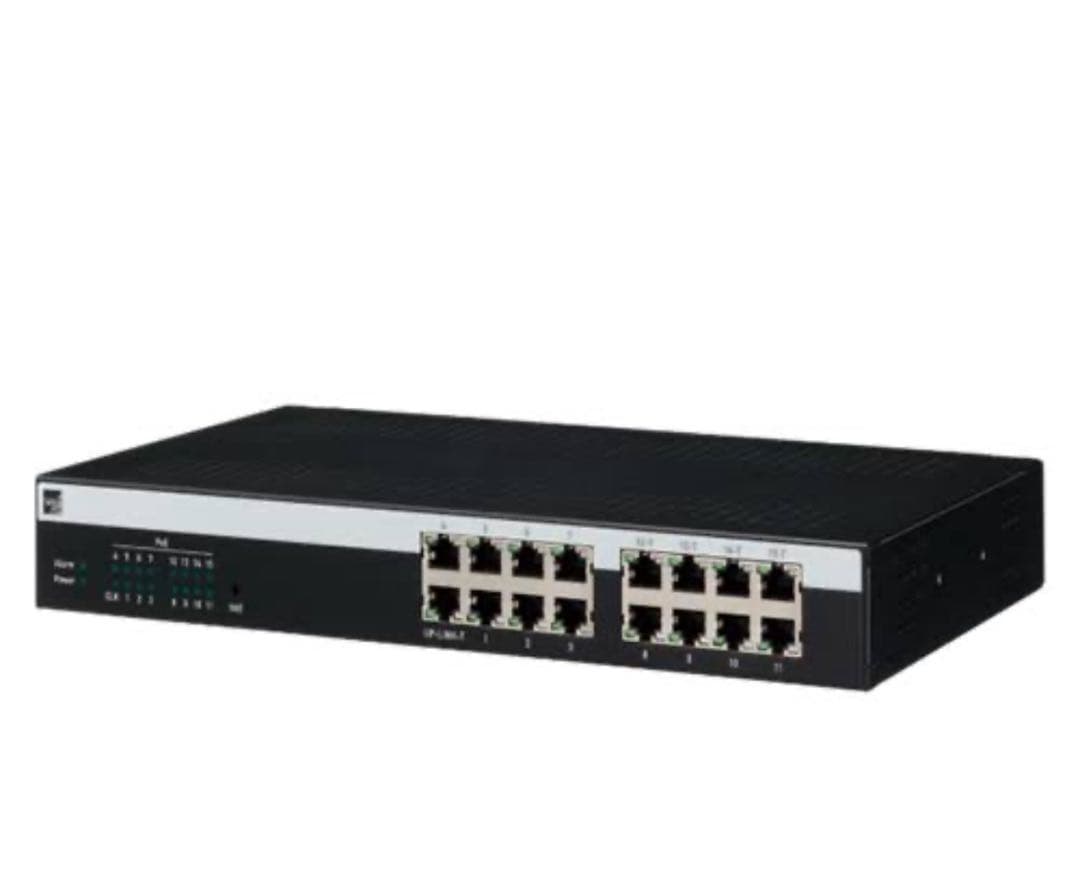 SH16 PoE対応スイッチングハブ 16ポート