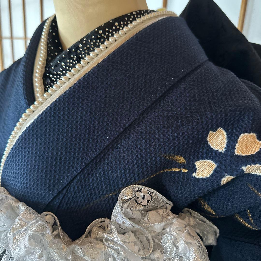 紺色Midnight Mode♡振袖フルセット 成人式前撮り謝恩会