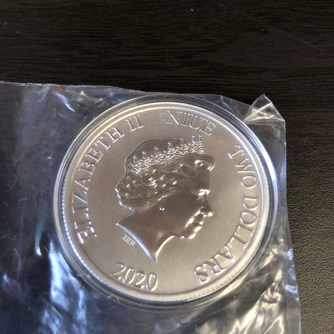 保証書付2020年 ニウエ ディズニー ミッキー 　純銀　銀貨　金貨