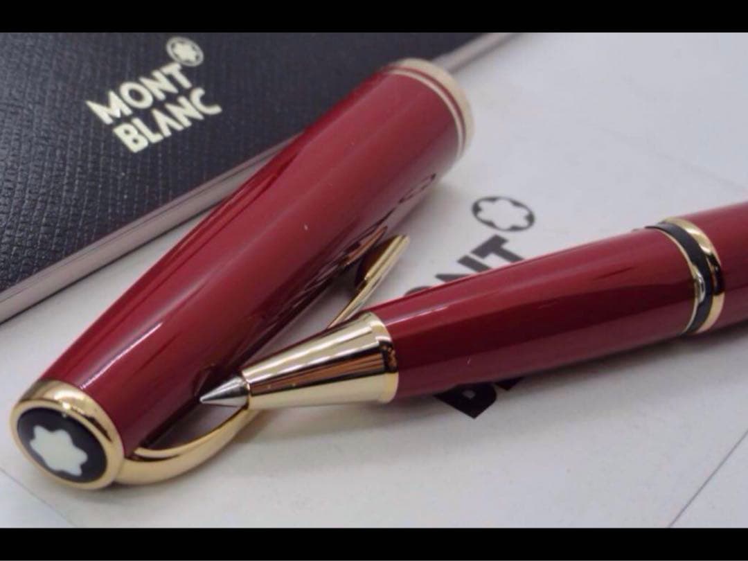 ⭐️非常にレアな軸色ボルドーカラーのジェネレーション⭐️モンブラン⭐️ゴールドプレート