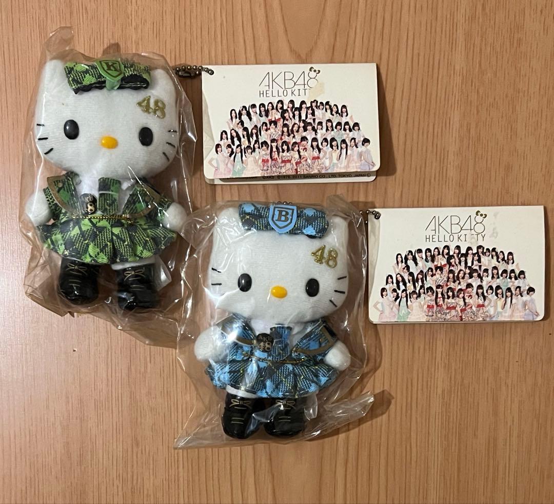 AKB48×ハローキティ コラボストラップ2個セット 新品タグ付き レア 限定