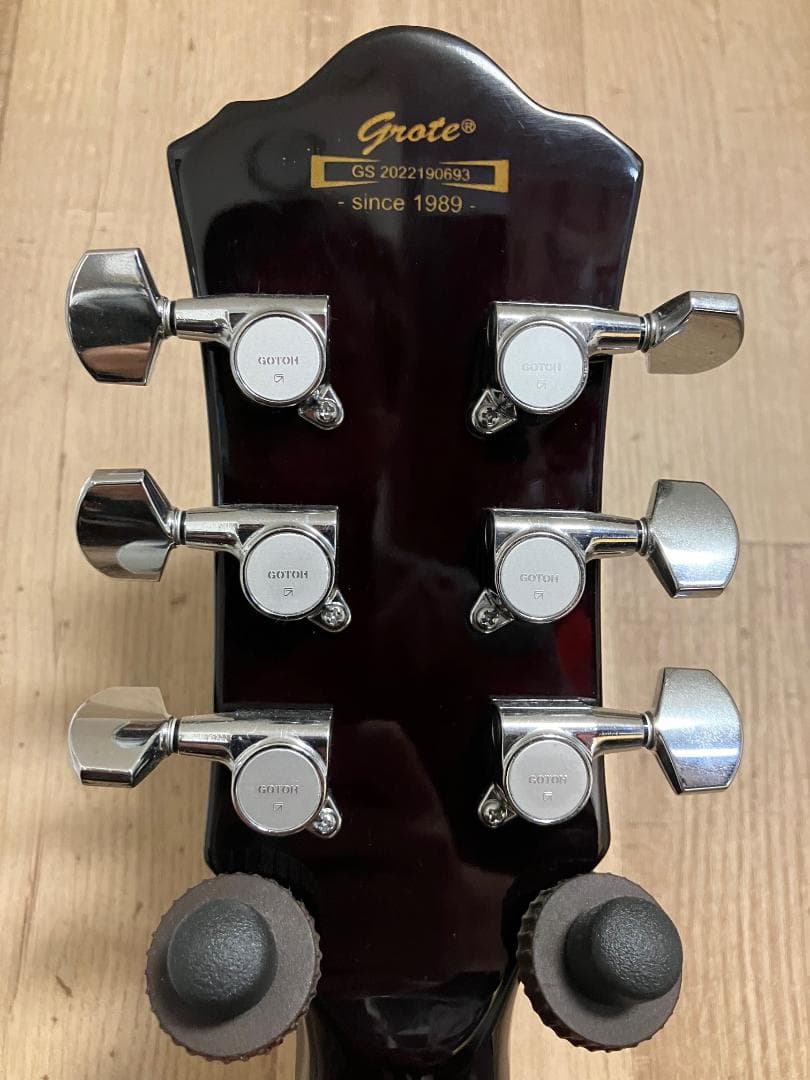 Grote フルアコ ギター ペグ GOTOH 交換 美品