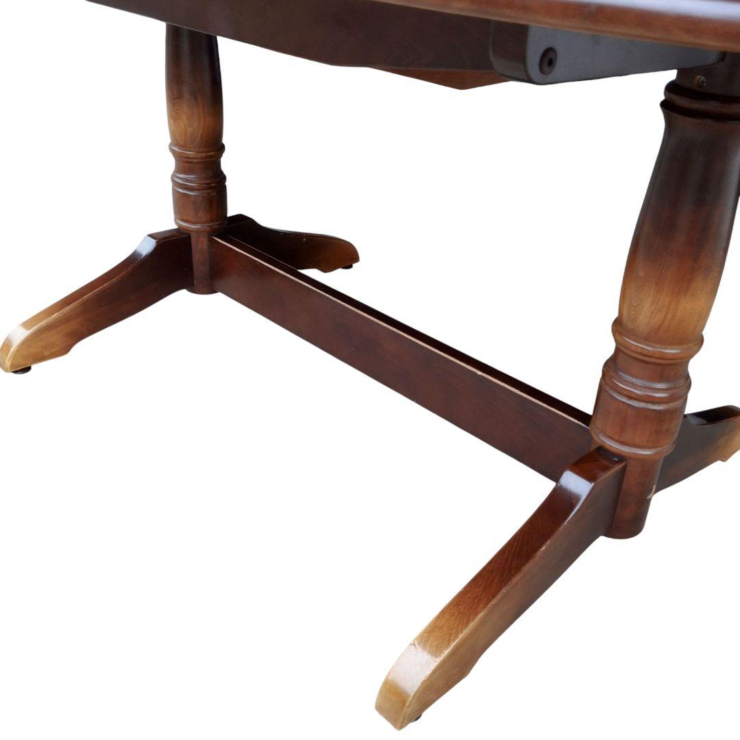 【極美品】飛騨産業 キツツキ 伸長 ダイニングテーブル エクステンションテーブル