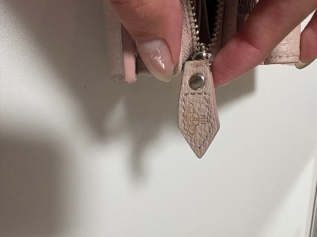 Vivienne Westwood 三つ折り財布 ピンク ファスナー