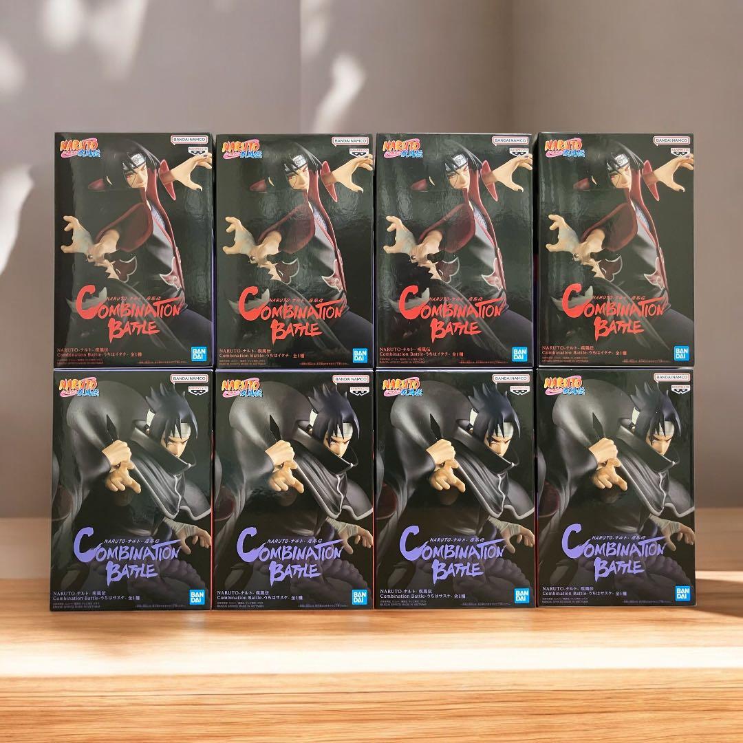 NARUTO ナルト 疾風伝 うちはサスケ うちはイタチ フィギュア 8個