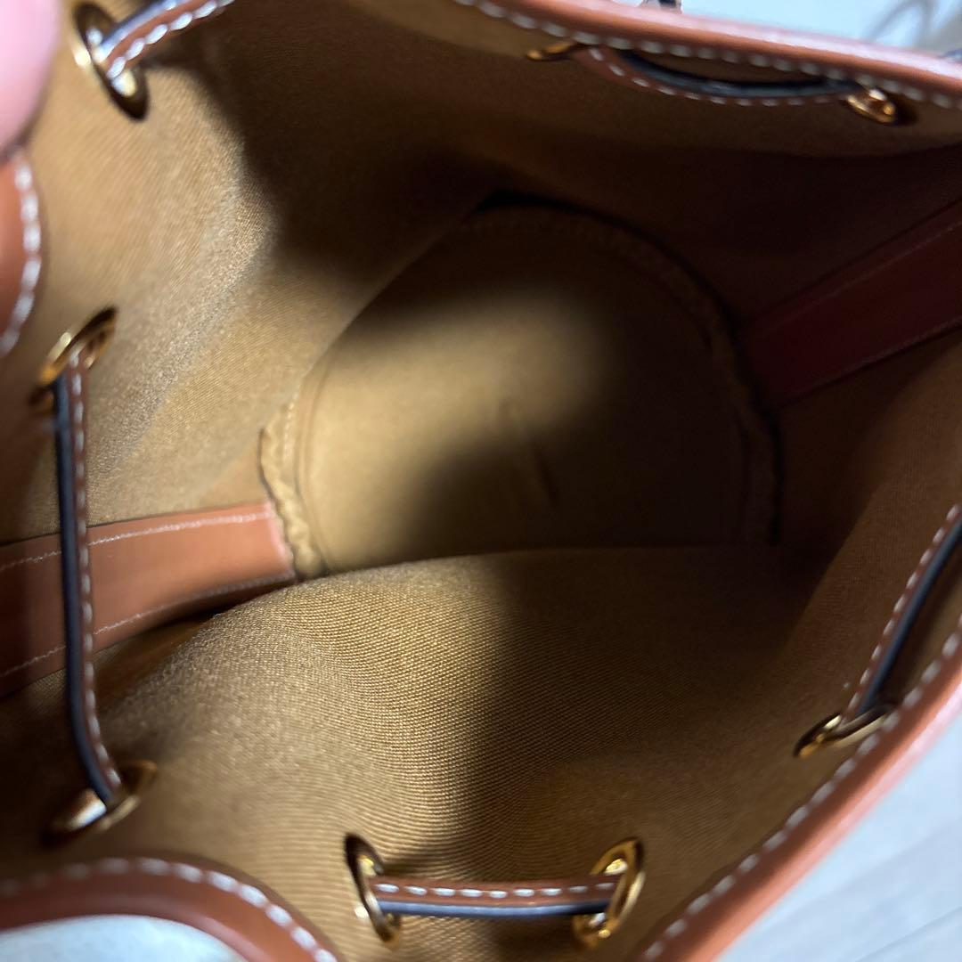 セリーヌCELINE ドローストリングスショルダーバッグ