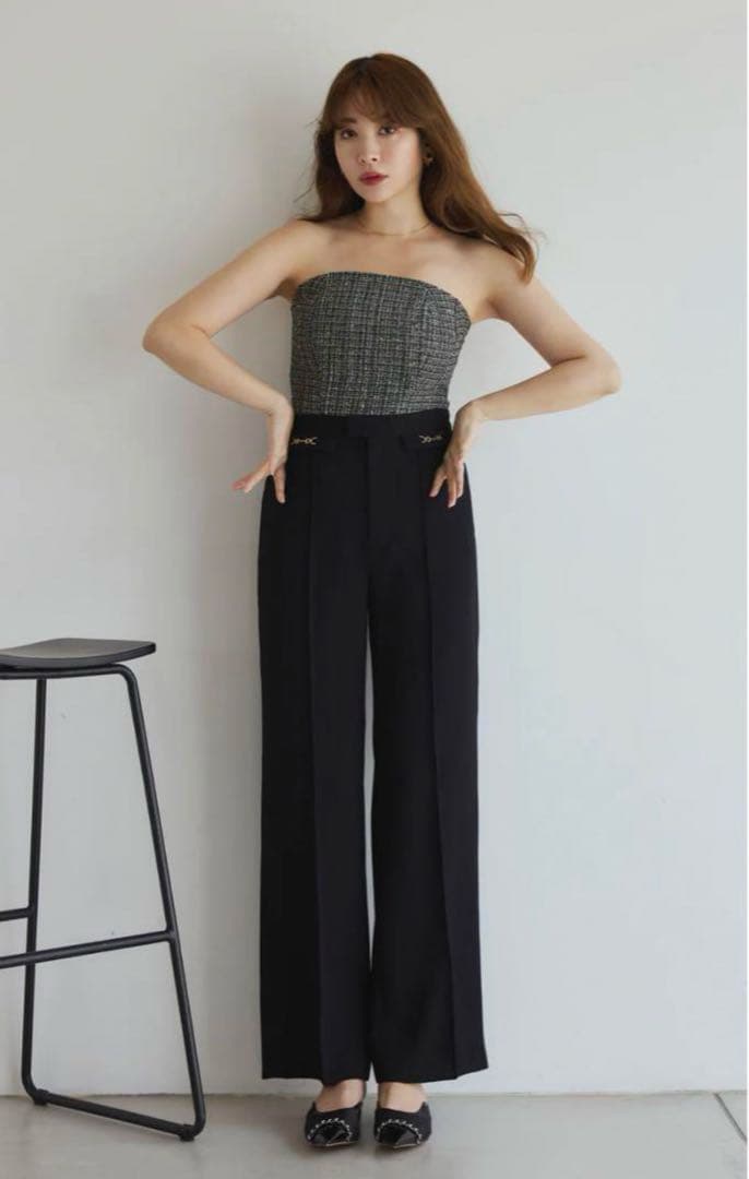 Herlipto♡Pintuck Bit Pants